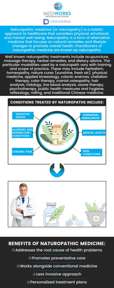 Here at Mediworks Rejuvenation Centre and Drip Lounge, we are proud to offer Naturopathic Medicine to South Surrey BC and surrounding areas. For more information, request an appointment or contact us. We are conveniently located at Unit #103 – 15222 32nd Avenue Diversion, Surrey, BC V3Z 0R8, Canada. Here at Mediworks Rejuvenation Centre and Drip Lounge, we are proud to offer Naturopathic Medicine to South Surrey BC and surrounding areas. For more information, request an appointment or contact us. We are conveniently located at Unit #103 – 15222 32nd Avenue Diversion, Surrey, BC V3Z 0R8, Canada.