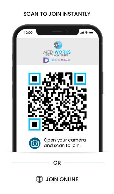 Join Mediworks Rejuvenation Centre's VIP List Join Mediworks Rejuvenation Centre's VIP List